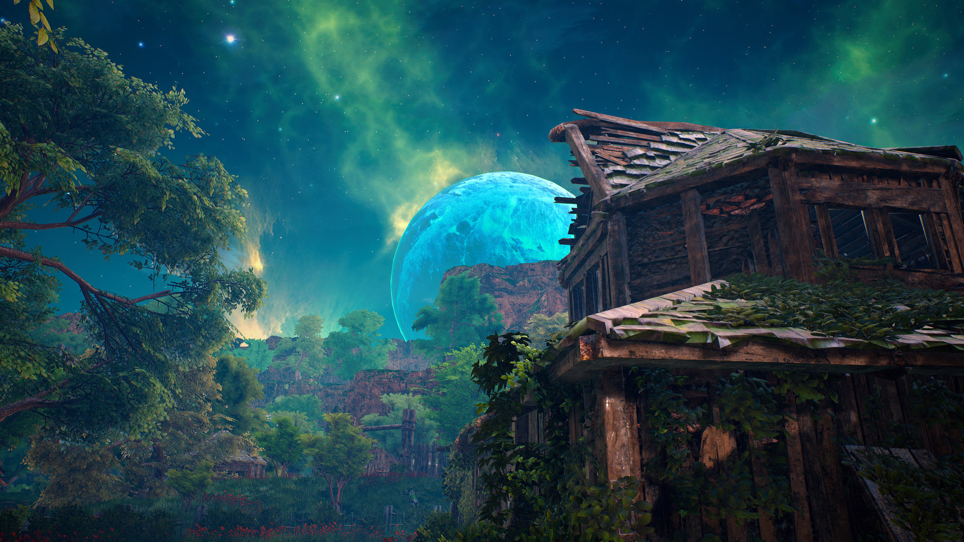 Biomutant (PS4, Xbox, PC) - Der blaue Mond kndigt blaue Himbeeren an.