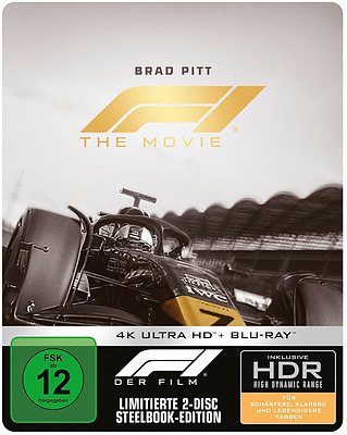 Einfach und sicher online bestellen: F1 Film Limitiertes Steelbook A in Österreich kaufen.