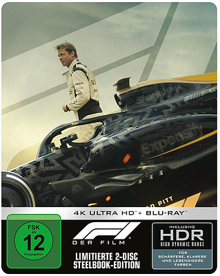 Einfach und sicher online bestellen: F1 Film Limitiertes Steelbook B in Österreich kaufen.