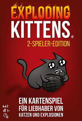 Einfach und sicher online bestellen: Exploding Kittens: 2-Spieler-Edition in Österreich kaufen.