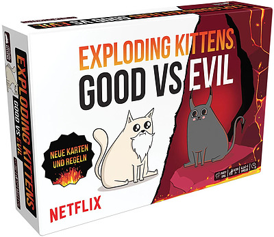 Einfach und sicher online bestellen: Exploding Kittens: Good vs. Evil in Österreich kaufen.
