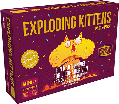 Einfach und sicher online bestellen: Exploding Kittens Party-Pack in Österreich kaufen.