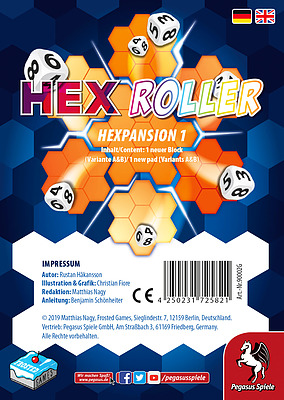 Einfach und sicher online bestellen: Hex Roller Hexpansion 1 in Österreich kaufen.