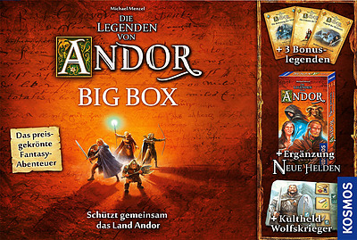 Einfach und sicher online bestellen: Die Legenden von Andor Big Box in Österreich kaufen.