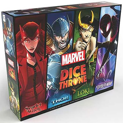 Einfach und sicher online bestellen: 4-Hero Box Scarlet Witch, Thor, Loki, Spider-Man in Österreich kaufen.