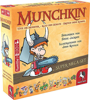 Einfach und sicher online bestellen: Munchkin Fantasy Super-Mega-Set in Österreich kaufen.