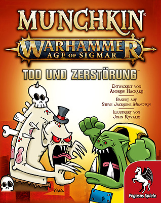 Einfach und sicher online bestellen: Munchkin: Warhammer AOS Tod und Zerstrung in Österreich kaufen.