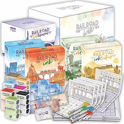Einfach und sicher online bestellen: Railroad Ink Challenge: Ultimate Collectors Ed. in Österreich kaufen.