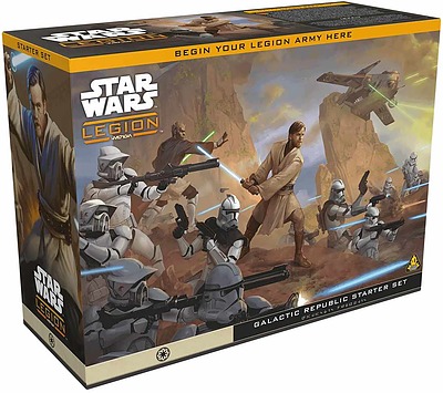 Einfach und sicher online bestellen: Star Wars: Legion - Galactic Republic Starter Set in Österreich kaufen.