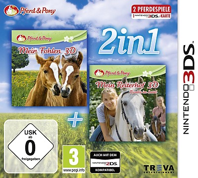 Einfach und sicher online bestellen: 2 in 1: Mein Fohlen 3D + Mein Reiterhof: Rivalen in Österreich kaufen.