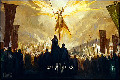 Einfach und sicher online bestellen: Diablo 4 Original Blizzard Lithographie in Österreich kaufen.