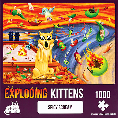 Einfach und sicher online bestellen: Exploding Kittens Puzzle: Spicy Scream in Österreich kaufen.