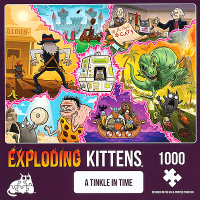 Einfach und sicher online bestellen: Exploding Kittens Puzzle: A Tinkle in Time in Österreich kaufen.