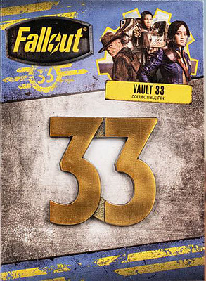 Einfach und sicher online bestellen: Fallout Ansteck-Button Vault 33 in Österreich kaufen.