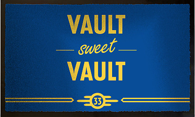 Einfach und sicher online bestellen: Fallout Doormat Vault Sweet Vault in Österreich kaufen.