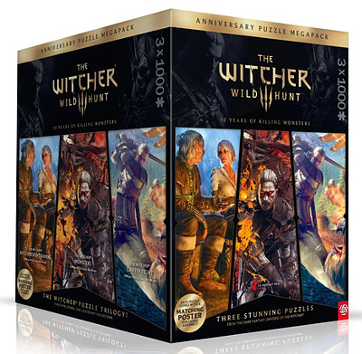 Einfach und sicher online bestellen: The Witcher Anniversary Trilogy Puzzle in Österreich kaufen.