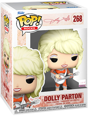 Einfach und sicher online bestellen: Dolly Parton POP! Rocks Vinyl Figur in Österreich kaufen.