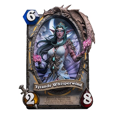 Einfach und sicher online bestellen: Hearthstone 3D Frame Statue Tyrande Whisperwind in Österreich kaufen.
