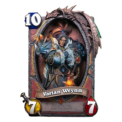 Einfach und sicher online bestellen: Hearthstone 3D Art Frame Statue Varian Wrynn in Österreich kaufen.