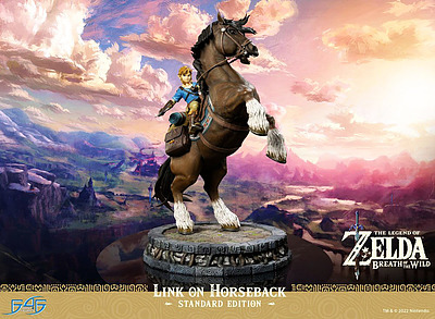 Einfach und sicher online bestellen: Zelda Breath of the Wild Statue Link on Horseback in Österreich kaufen.