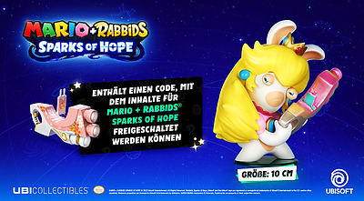 Einfach und sicher online bestellen: Mario + Rabbids Sparks Of Hope Rabbid Peach Figur in Österreich kaufen.