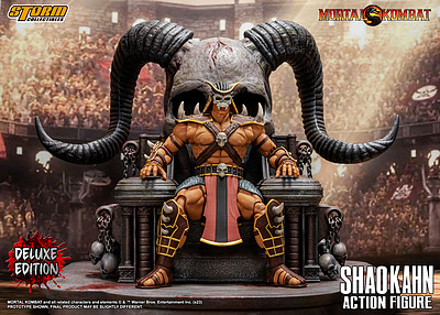 Einfach und sicher online bestellen: Mortal Kombat Actionfigur 1/12 Shao Kahn Deluxe in Österreich kaufen.