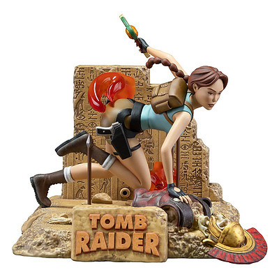 Einfach und sicher online bestellen: Tomb Raider 1996 PVC Statue Lara Croft Classic Era in Österreich kaufen.