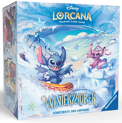 Einfach und sicher online bestellen: Lorcana Kapitel 11 Schatzkiste der Luminari (DE) in Österreich kaufen.