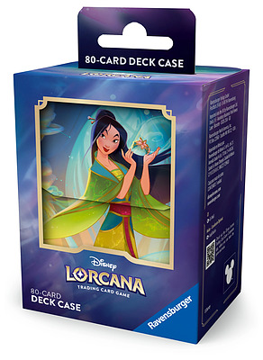Einfach und sicher online bestellen: Lorcana Kapitel 9 Deck Box Mulan in Österreich kaufen.