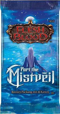 Einfach und sicher online bestellen: Flesh & Blood - Part the Mistveil Booster (DE) in Österreich kaufen.