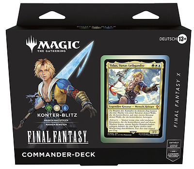 Einfach und sicher online bestellen: MTG - Final Fantasy Commander Deck Tidus (DE) in Österreich kaufen.