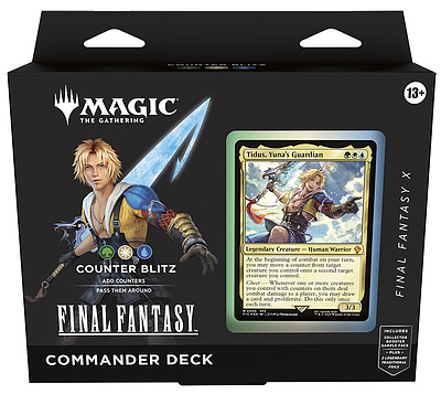 Einfach und sicher online bestellen: MTG - Final Fantasy Commander Deck Tidus (EV) in Österreich kaufen.