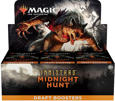 Einfach und sicher online bestellen: MTG Innistrad: Midnight Hunt Draft Booster Dis in Österreich kaufen.