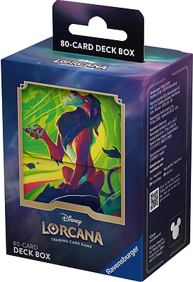 Einfach und sicher online bestellen: Lorcana Kapitel 6 Deck Box Scar in Österreich kaufen.