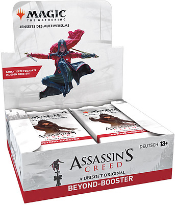 Einfach und sicher online bestellen: MTG - Assassins Creed Beyond Booster Dis. (DE) in Österreich kaufen.