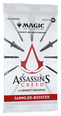 Einfach und sicher online bestellen: MTG - Assassins Creed Collectors Booster (DE) in Österreich kaufen.