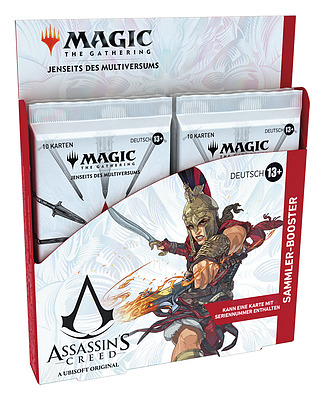 Einfach und sicher online bestellen: MTG - Assassins Creed Collectors Booster Dis. (DE) in Österreich kaufen.