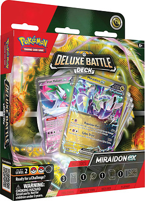 Einfach und sicher online bestellen: Pokemon Deluxe Battle Deck August 2024 Miraidon in Österreich kaufen.