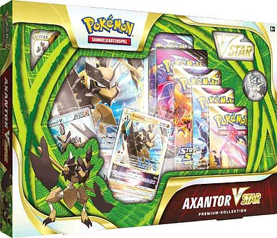 Einfach und sicher online bestellen: Pokemon Axanator VSTAR Premium in Österreich kaufen.