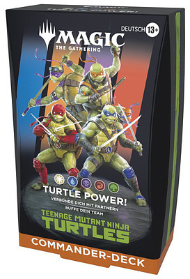 Einfach und sicher online bestellen: MTG - TMNT Commander Deck Turtle Power! (DE) in Österreich kaufen.