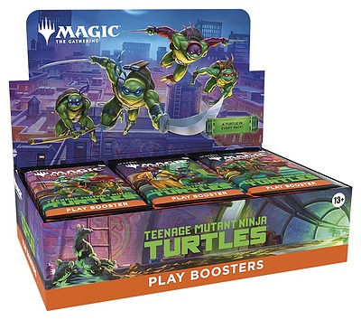 Einfach und sicher online bestellen: MTG - TMNT Play Booster Display EN in Österreich kaufen.