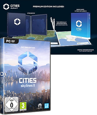 Einfach und sicher online bestellen: Cities Skylines II Premium Edition in Österreich kaufen.