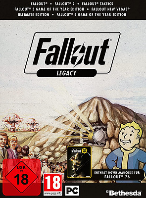 Einfach und sicher online bestellen: Fallout Legacy Edition Relaunch inkl. Fallout 76 in Österreich kaufen.