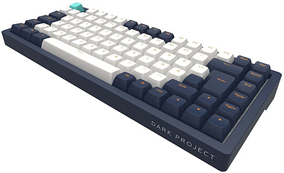 Einfach und sicher online bestellen: Dark Project Tastatur Navy Blue/Ivory G3MS RGB in Österreich kaufen.