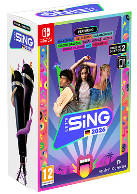 Einfach und sicher online bestellen: Let's Sing 2026 (AT-PEGI) + 2 Mikrofone in Österreich kaufen.