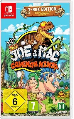 Einfach und sicher online bestellen: New Joe & Mac: Caveman Ninja T-Rex Edition in Österreich kaufen.