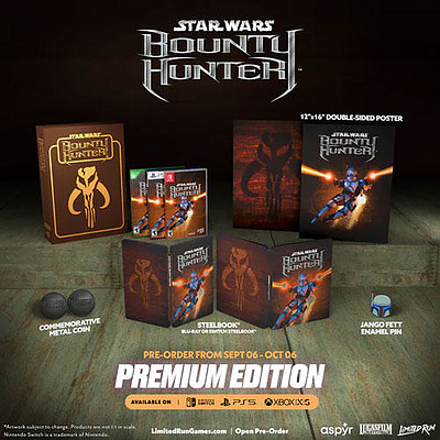 Einfach und sicher online bestellen: Star Wars Bounty Hunter Premium Ed. Limited Run in Österreich kaufen.