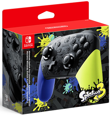 Einfach und sicher online bestellen: Nintendo Switch Pro Controller Splatoon 3 Edition in Österreich kaufen.
