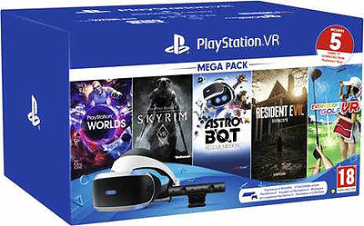 Einfach und sicher online bestellen: PlayStation VR Mega Pack 2 + Kamera + 5 Games in Österreich kaufen.