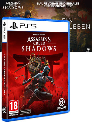Einfach und sicher online bestellen: Assassins Creed Shadows + Bonus (AT-PEGI) in Österreich kaufen.